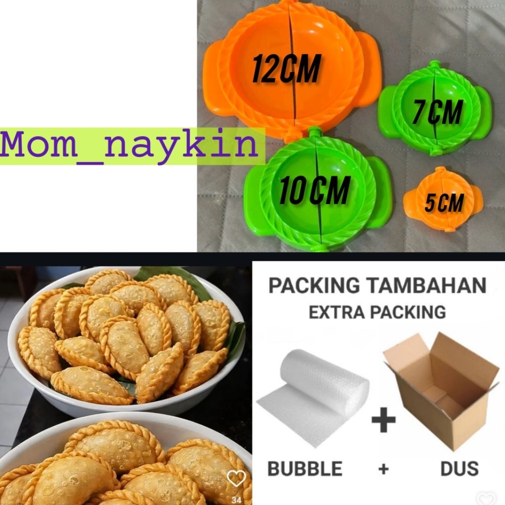 Cetakan cireng isi / Cetakan pastel / Cetakan gyoza / Cetakan cireng ayam suwir / Cetakan cireng 1 s