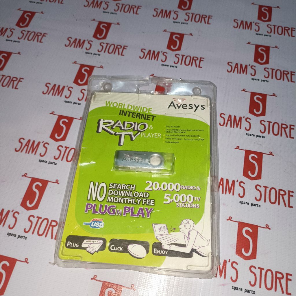 Avesys USB Worldwide Internet Radio & TV Player