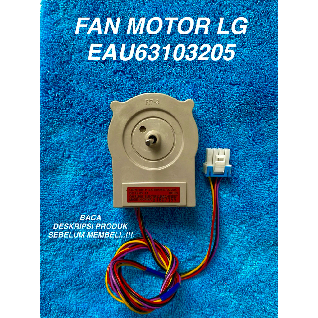 EAU63103205 / kipas kulkas LG / fan motor kulkas LG / kipas kulkas