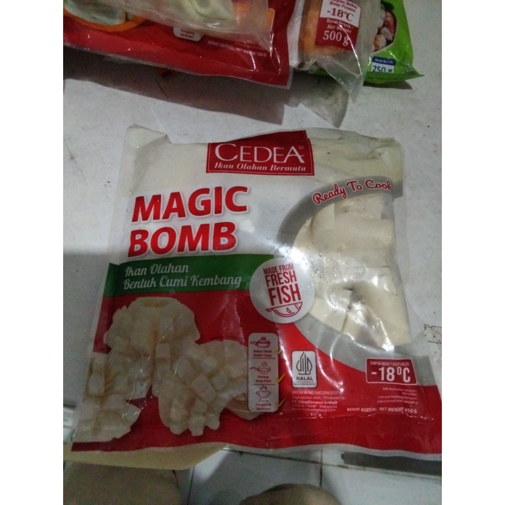 Frozen food Olahan ikan Kembang cumi merk cedea 500gr