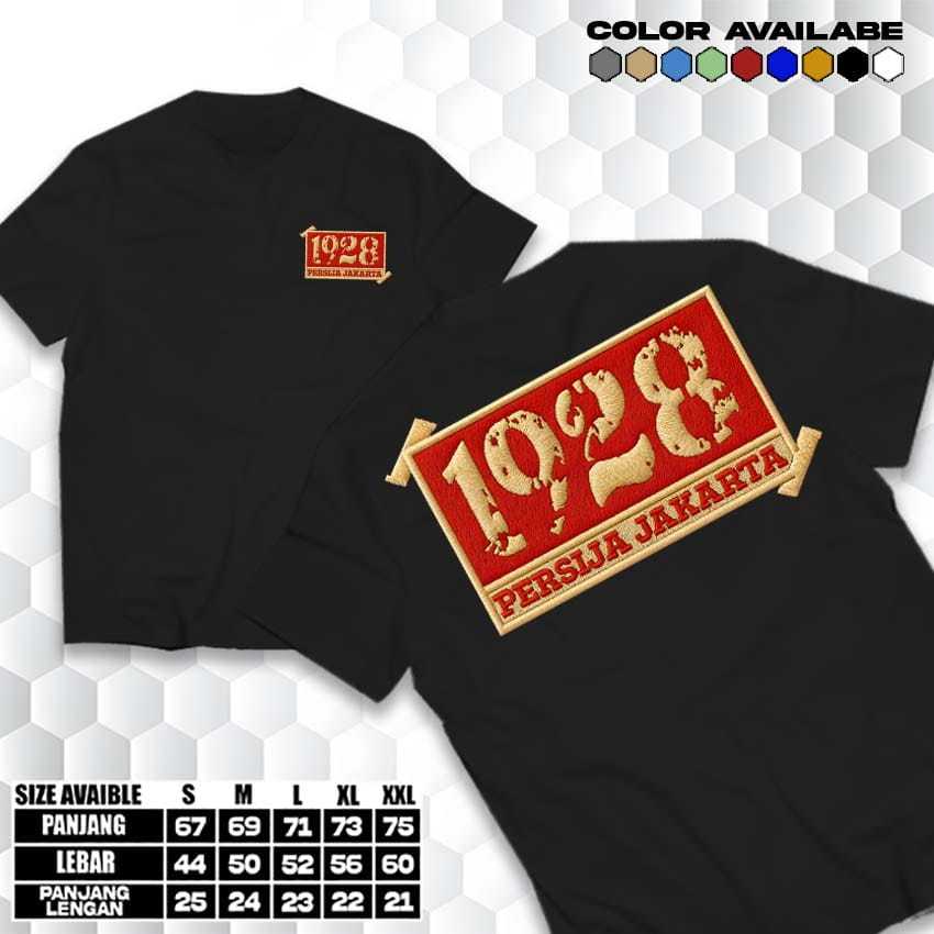 Garuda Baju - Kaos Persija Jakarta 1928 Motif Bordir Kren | Kaos Ultras Persija Jakarta Macan Kemayo