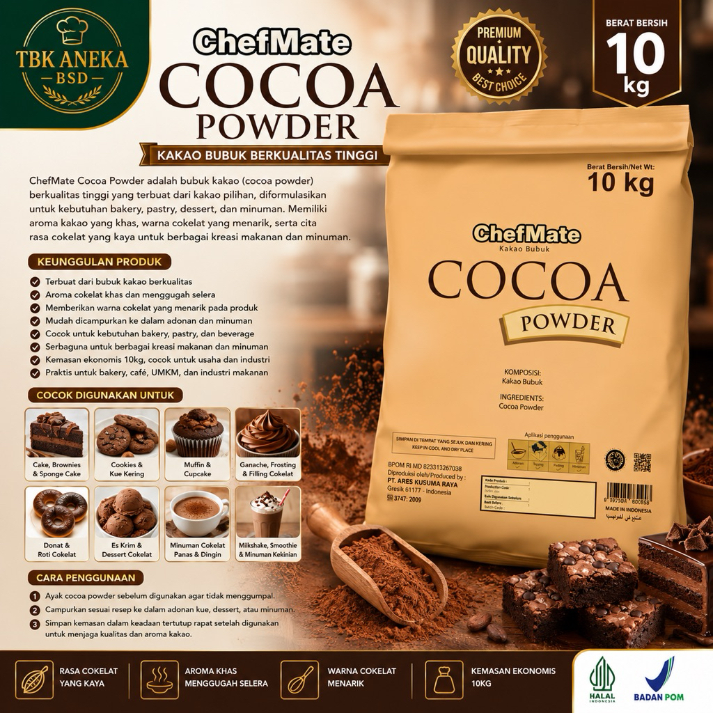 CHEFMATE COCOA POWDER 10kg