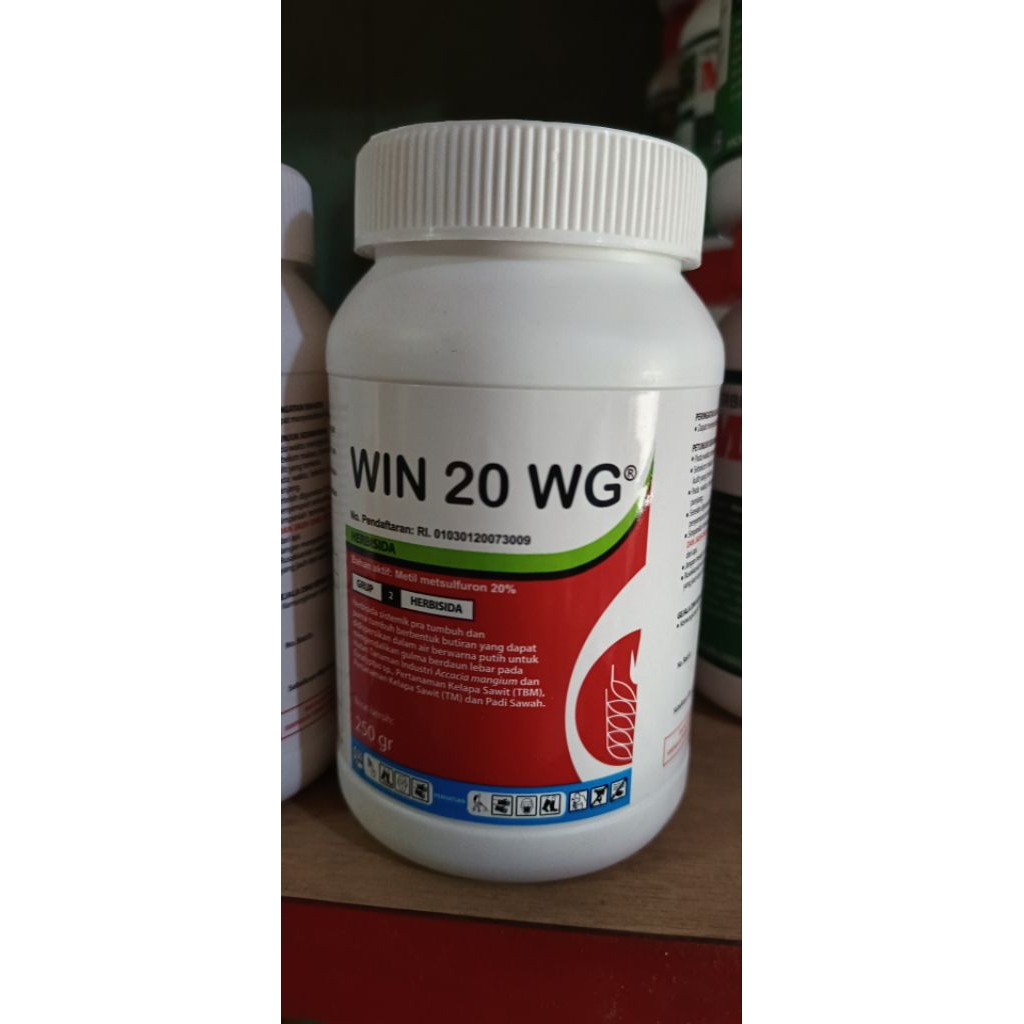 Herbisida WIN 20 WG 250 gr - Efektif untuk Gulma Berdaun Lebar