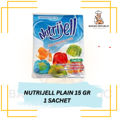 NUTRIJELL PLAIN | 15 GRAM | NUTRIJEL AGAR-AGAR PLAIN