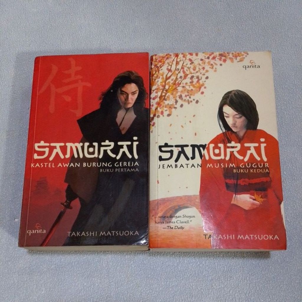 Novel Original Terjemahan Samurai Buku Pertama & Kedua by Takashi Matsuoka