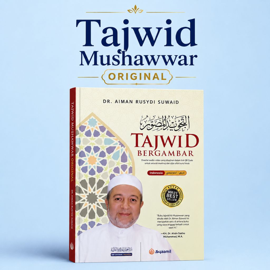 TAJWID BERGAMBAR TAJWID MUSHAWWAR DR. AIMAN RUSYDI ORIGINAL