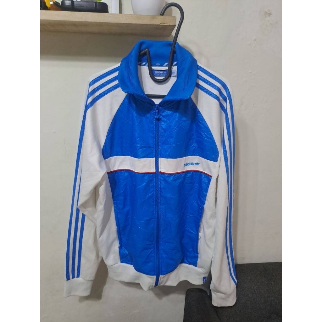 Adidas Tracktop White Blue