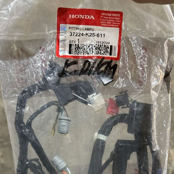 37224K25611 Soket Kabel Speedometer Honda BeAT Sporty eSP K25G ISS 37224-K25-611