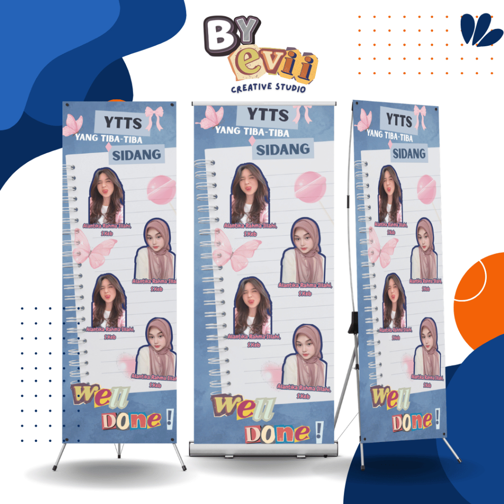 BANNER SIDANG BINDER NOTEBOOK | BANNER SIDANG VIRAL | BANNER CUSTOM | BANNER SIDANG MURAH