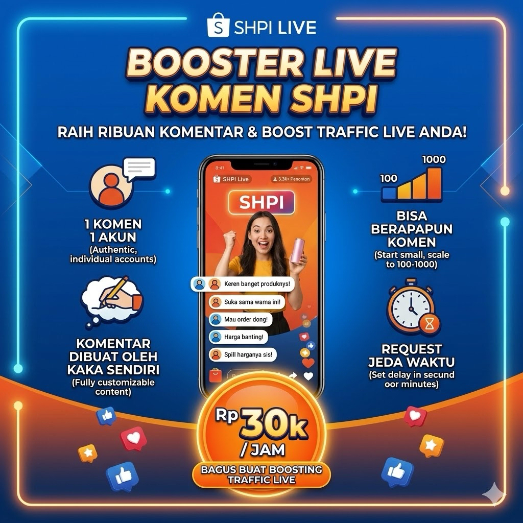 Jasa Buzzer Komen Live Shpi