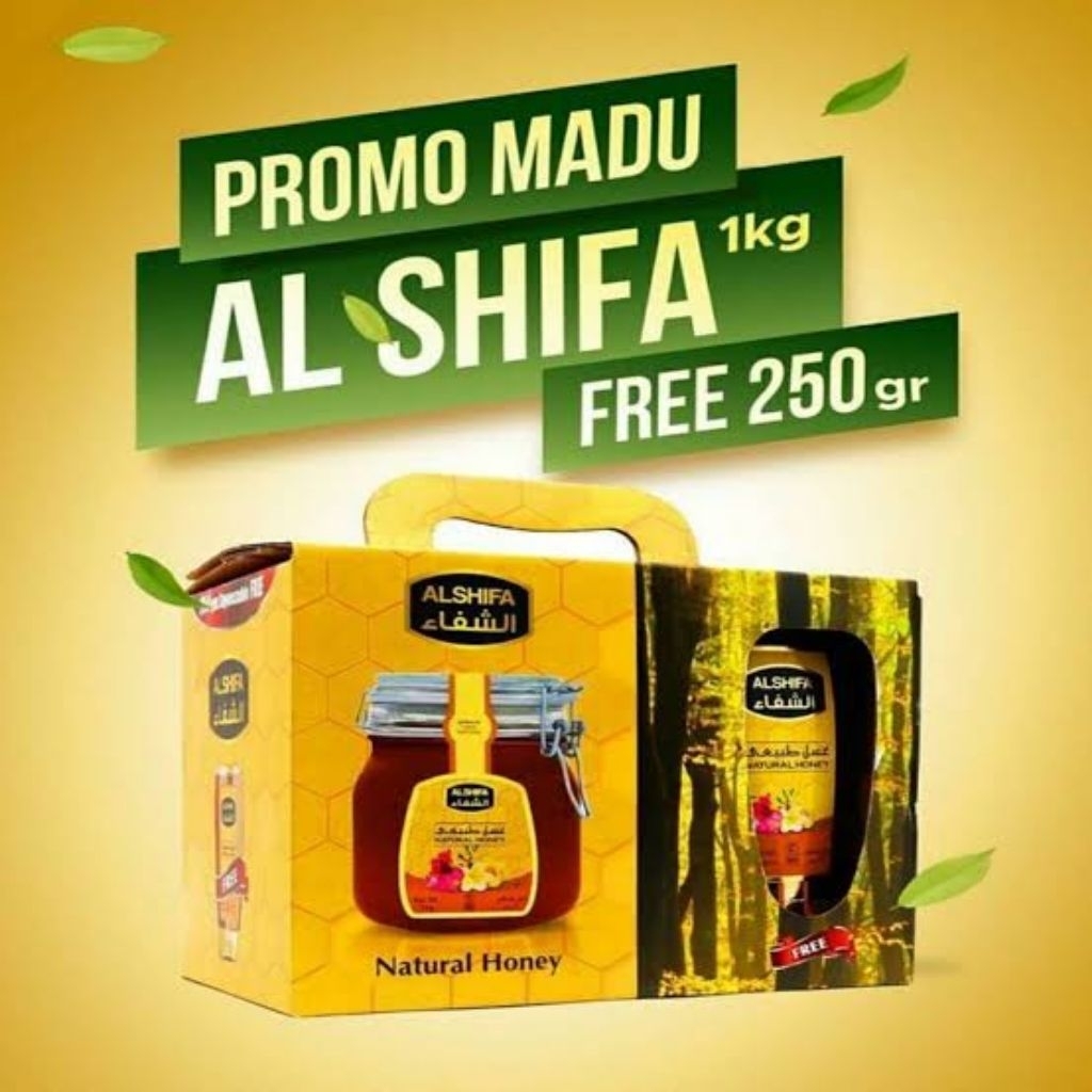 Madu Alshifa 1kg Free 250gr