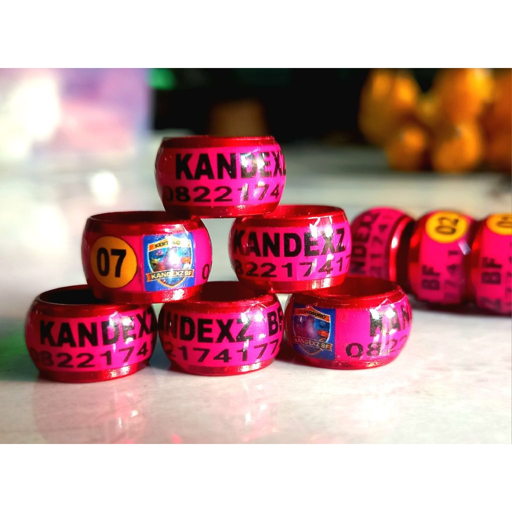 RING MERPATI MODEL DONAT -  STIKER CUSTOM
