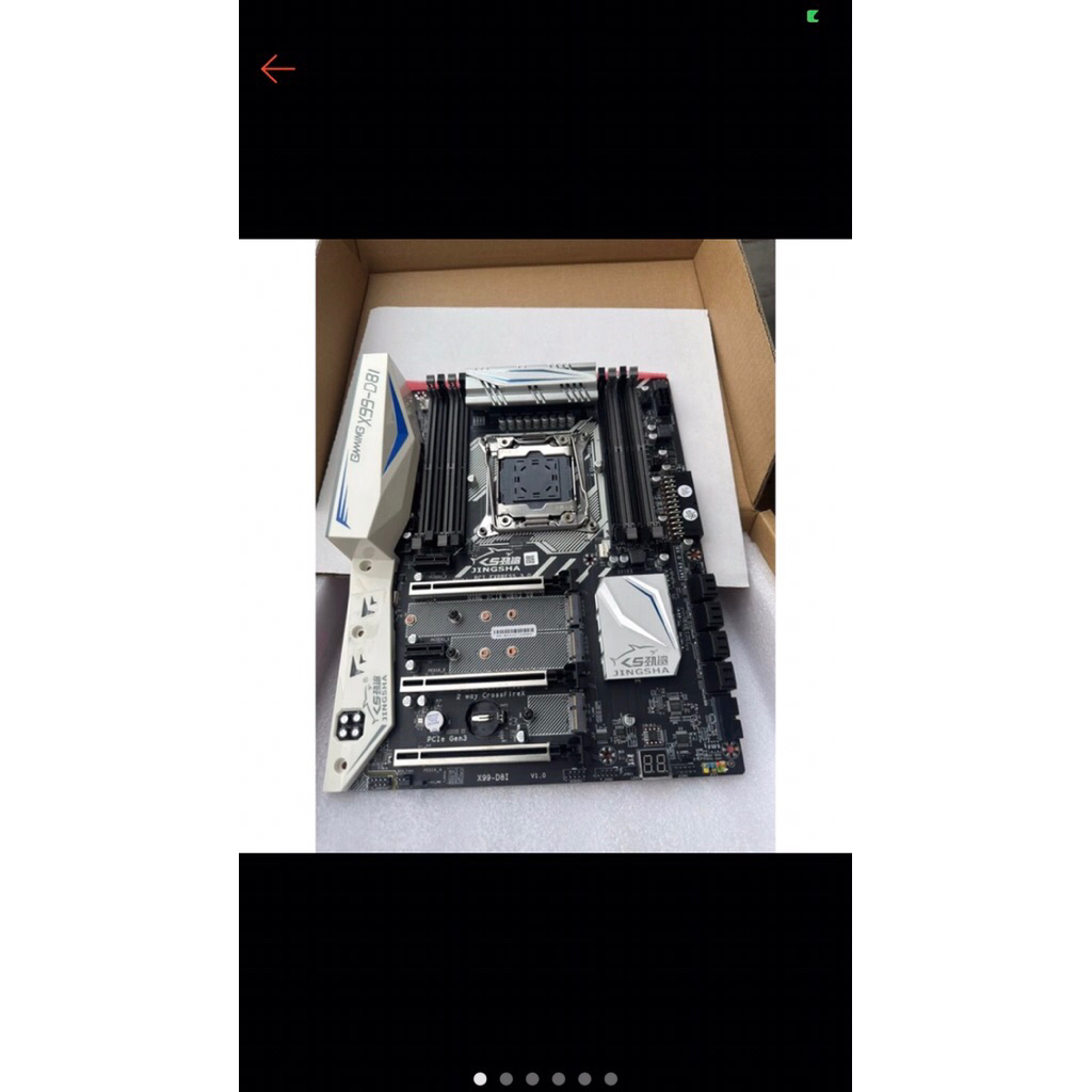 mobo gaming x99 minus plus processor intel xeon plus ram 8gb x2