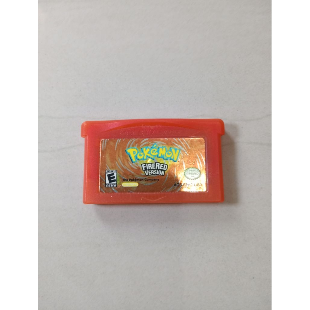 Gameboy advance pokemon firered version original usa