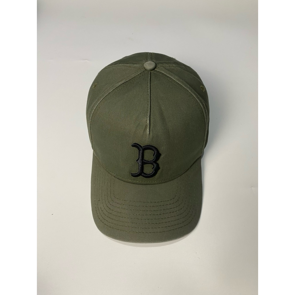 TOPI BOSTON MLB x NEW ERA CAPS HIJAU ARMY