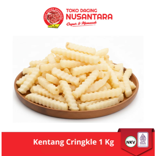 Kentang Crinkle Ori – Kentang Goreng Beku – Kentang Crinkle Frozen – Crinkle Fries Frozen | Toko Dag
