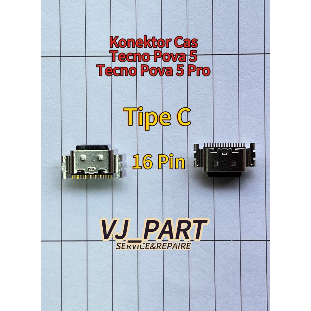 Konektor Cas Tecno Pova 5 Tecno Pova 5 Pro