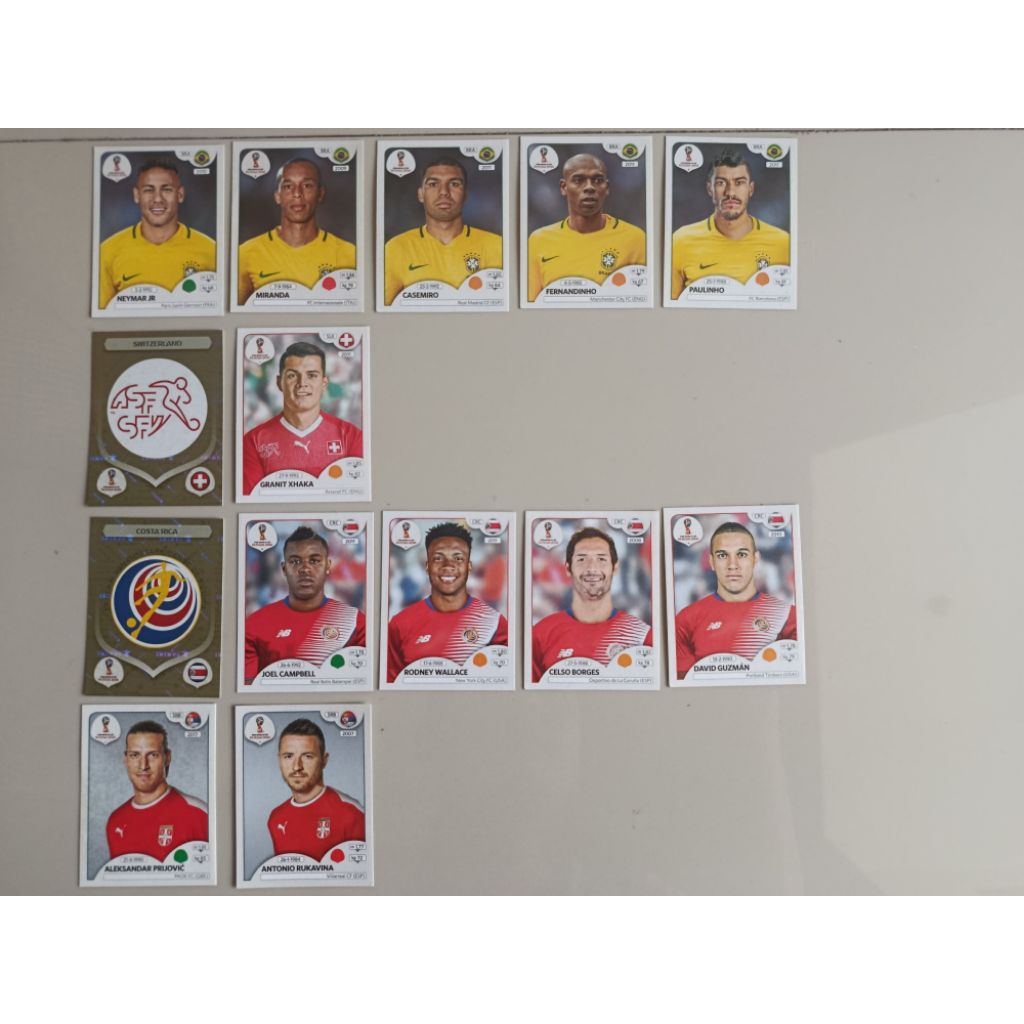 Sticker Panini world cup 2018 grub E