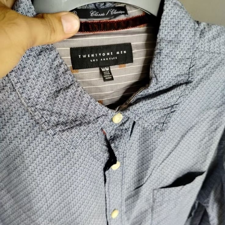 kemeja pria SIZE L 21 men branded