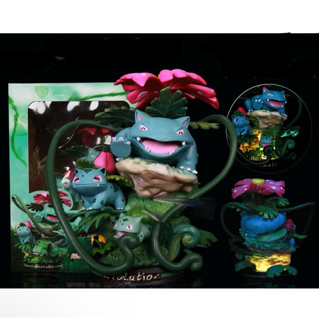 action figure pokemon diorama venosaur