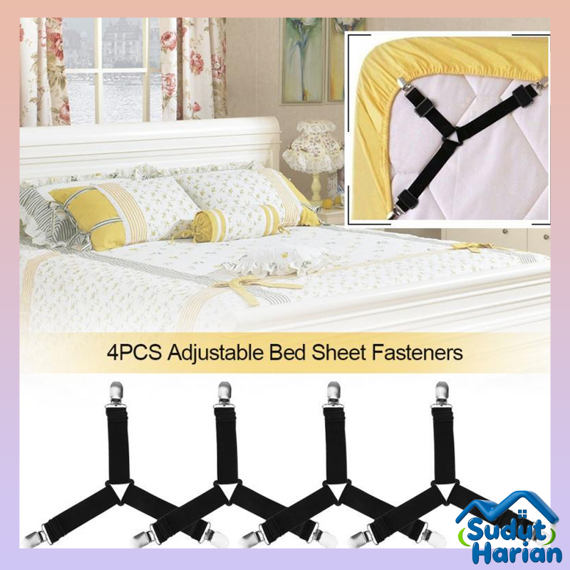Jepitan sprei besi. Set pengait sprei. Pengunci sprei. Jepitan sprei. Penjepit Sprei