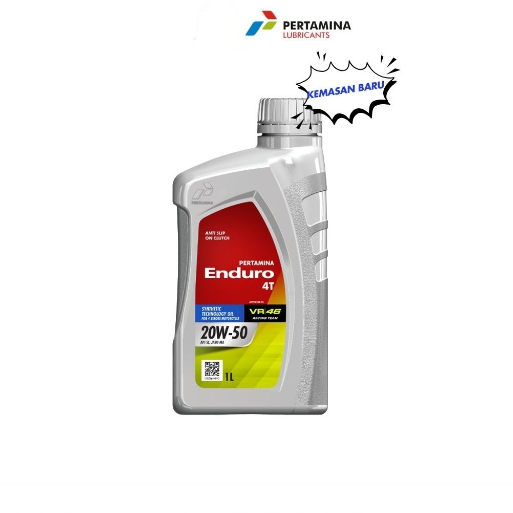Oli Mesin 4T Motor Bebek Sport Pertamina Enduro Oil 4T 20W-50 1L