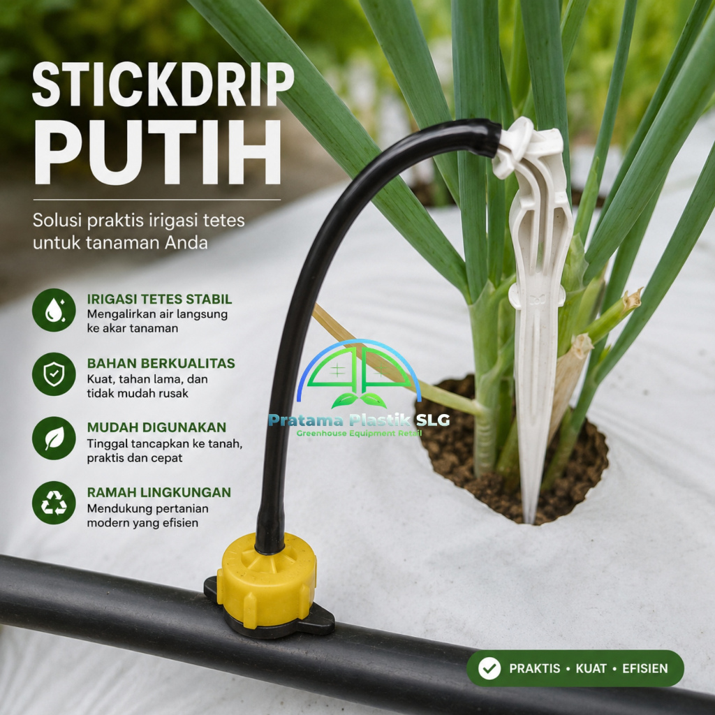 Stick Drip Irigation Arrow Stick Drip Center Drop Putih