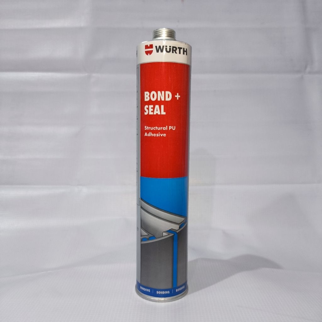 Lem PU Wurth 300mL Hitam - Lem Kaca Mobil
