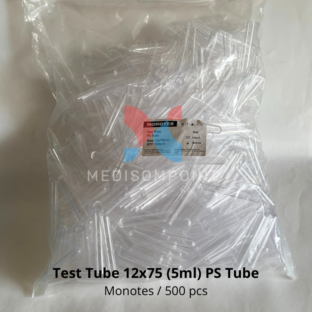 Tabung Reaksi Test Tube 12x75 Monotes