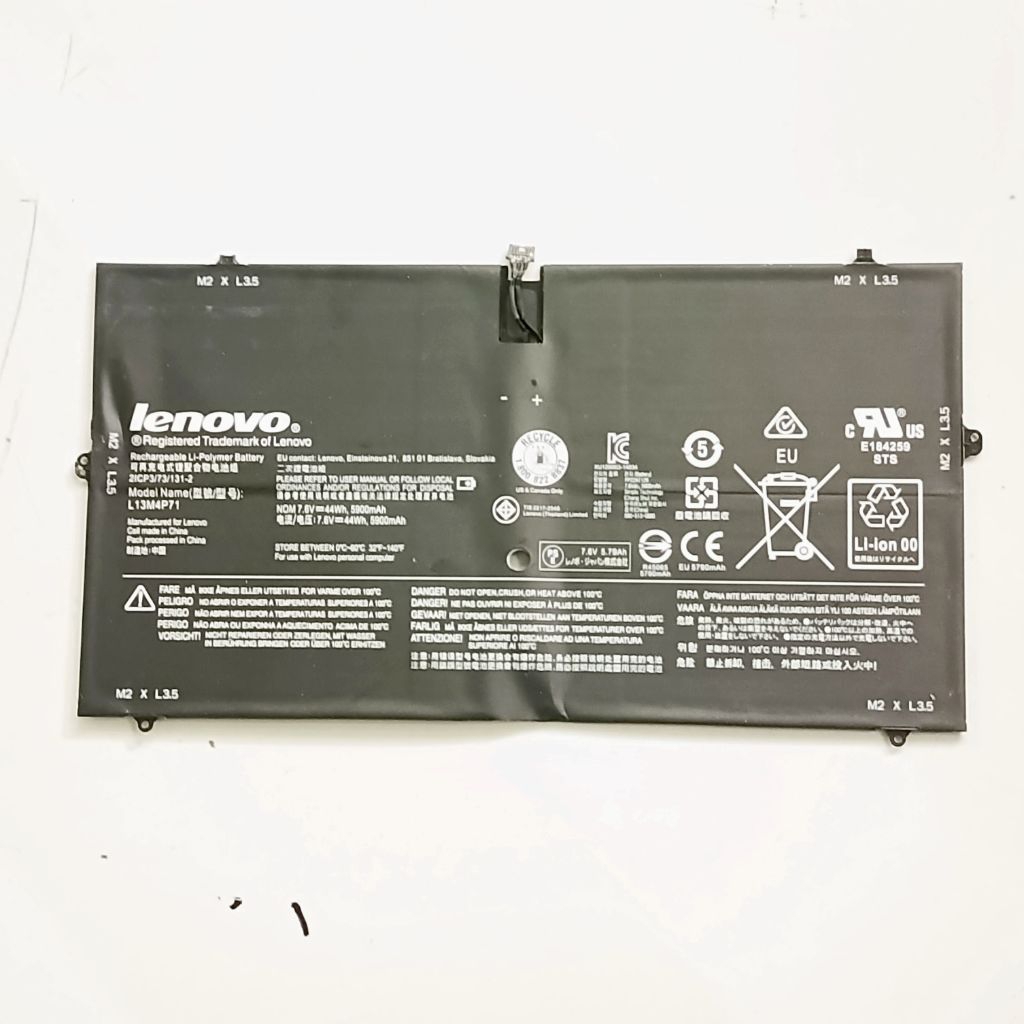Baterai Polymer Bekas Laptop Rusak