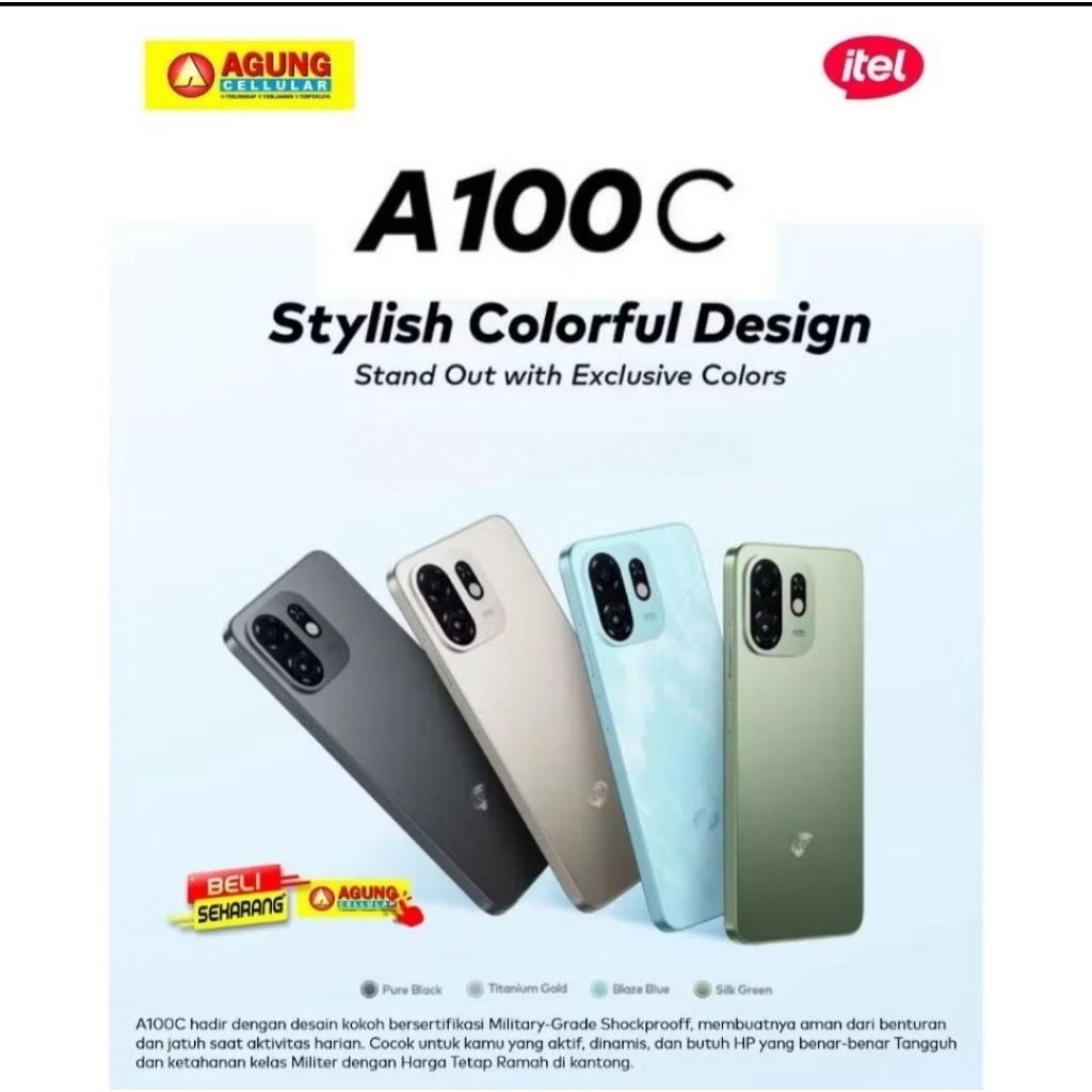 Itel A100C Garansi Resmi Itel Indonesia