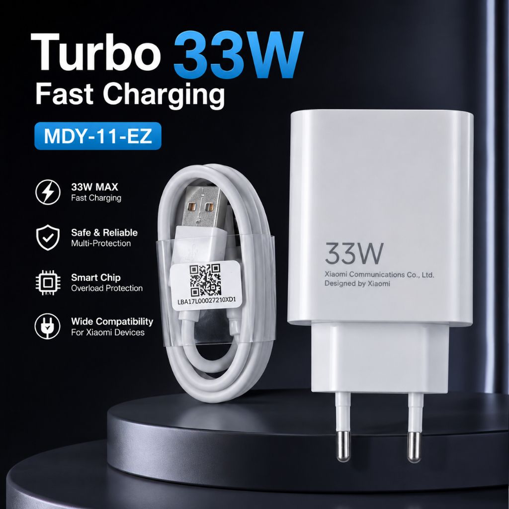 Charger Turbo 33W Fast Charging MDY-11-EZ Original100%