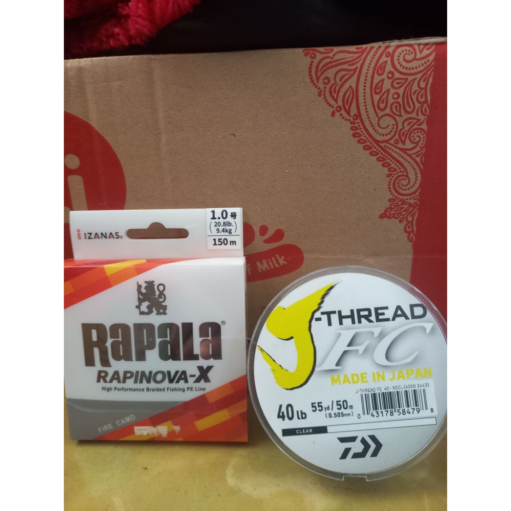 Daiwa j thread 40lb Dan Rapala rapinova