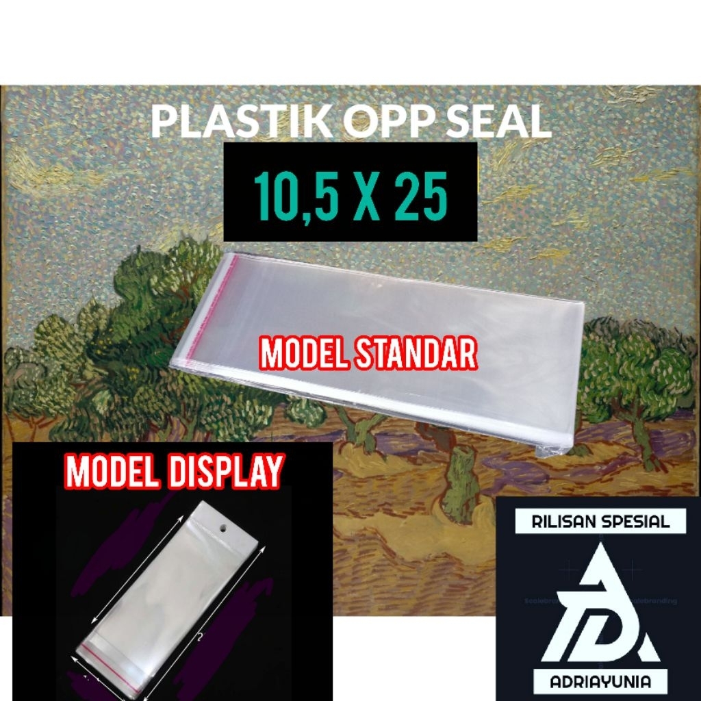 Plastik Opp 10,5x25 Souvenir - Plastik Opp 10.5 x 25 Display - Plastik Opp 10,5 x 25 Aksesoris - Pla