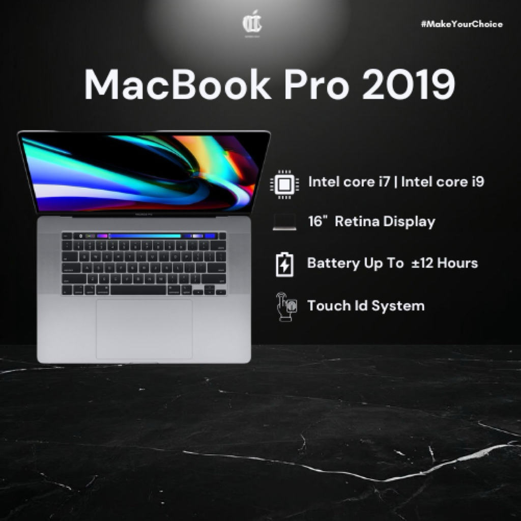 MacBook Pro 16” 2019 i7 / i9 RAM 16 - 32 GB | 512 - 1 TB