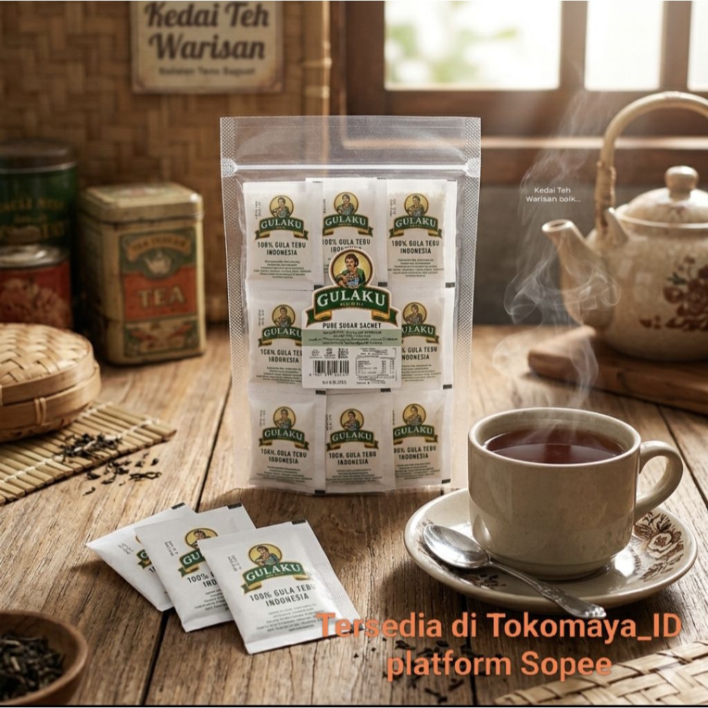 Gulaku Gula Sachet Gula Pasir Premium 8 gr per sachet ecer