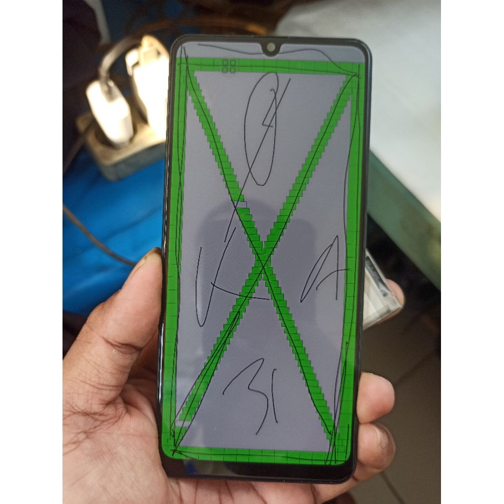 lcd samsung A31 4g original copotan