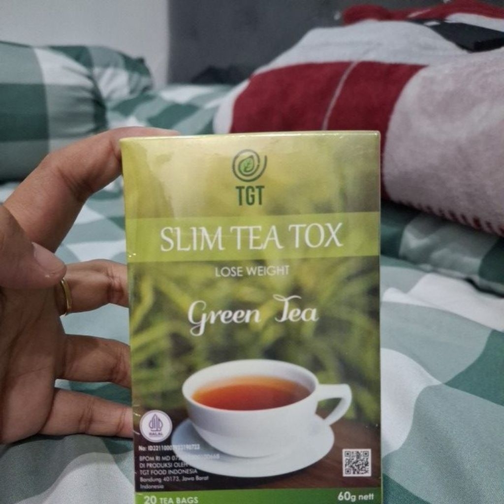 slim tea tox green tea 20 tea bagas