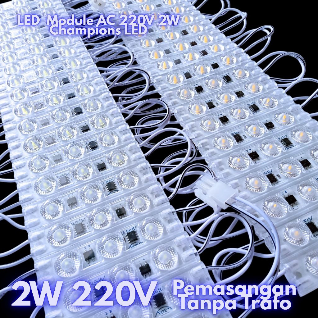 Lampu LED Module Diamond AC 220V IP65 2W