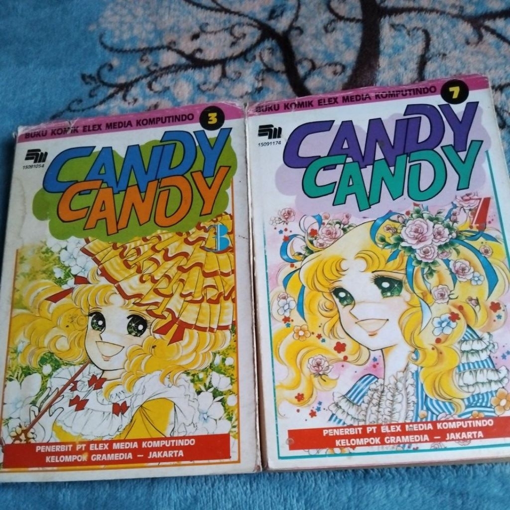 KOMIK CANDY CANDY NO 1, KOMIK CANDY NO 2, KOMIK CANDY NO 3, KOMIK CANDY NO 4, KOMIK CANDY NO 7, JUAL