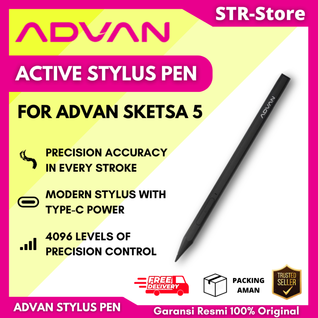 ADVAN ACTIVE STYLUS PEN FOR ADVAN SKETSA 5 GARANSI RESMI STYLUS PEN ADVAN UNTUK TABLET ADVAN SKETSA 