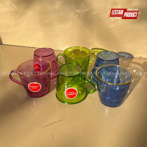 ( 6 PCS ) CANGKIR SAISO-05 GLASS BENING KRISTAL | CANGKIR KRISTAL | CANGKIR PLASTIK MIKA | GELAS PLA