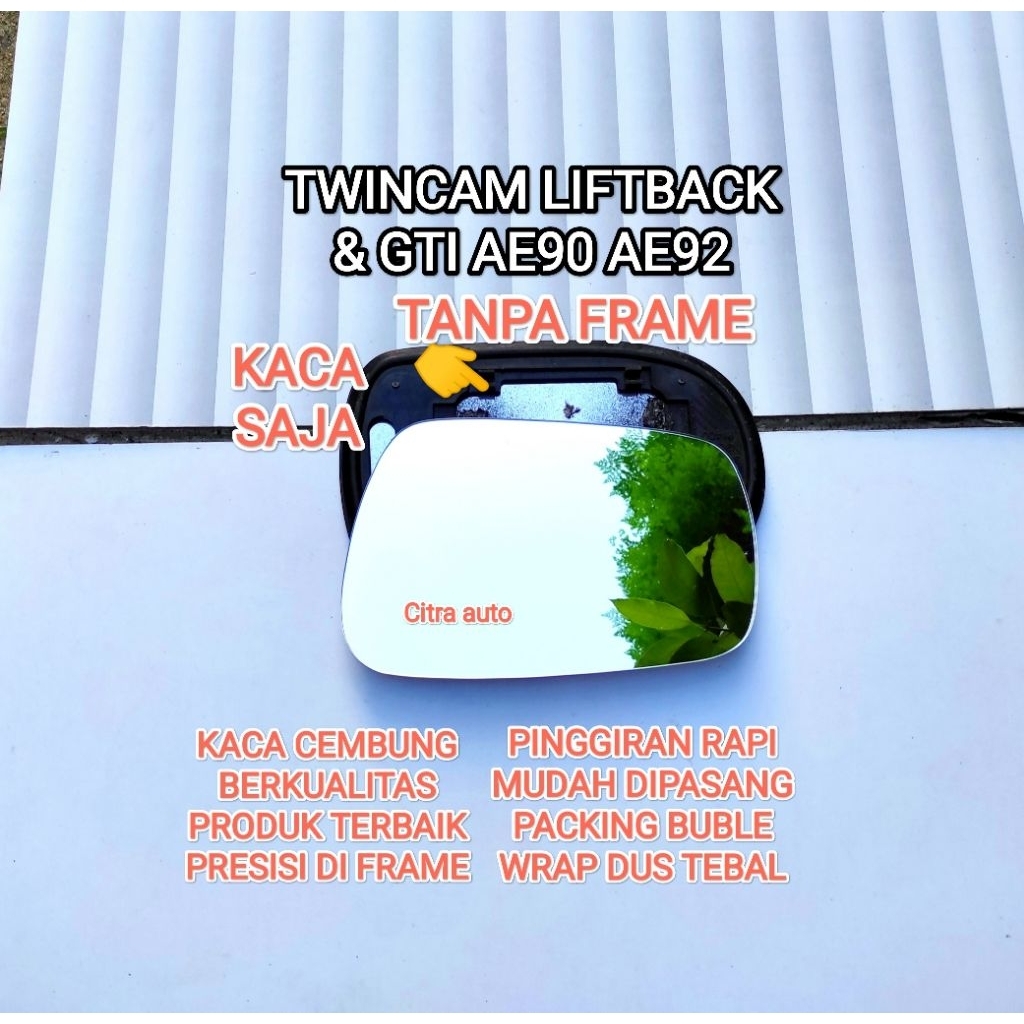 Kaca Spion Corolla Twincam Liftback dan Gti Ae90 Ae92