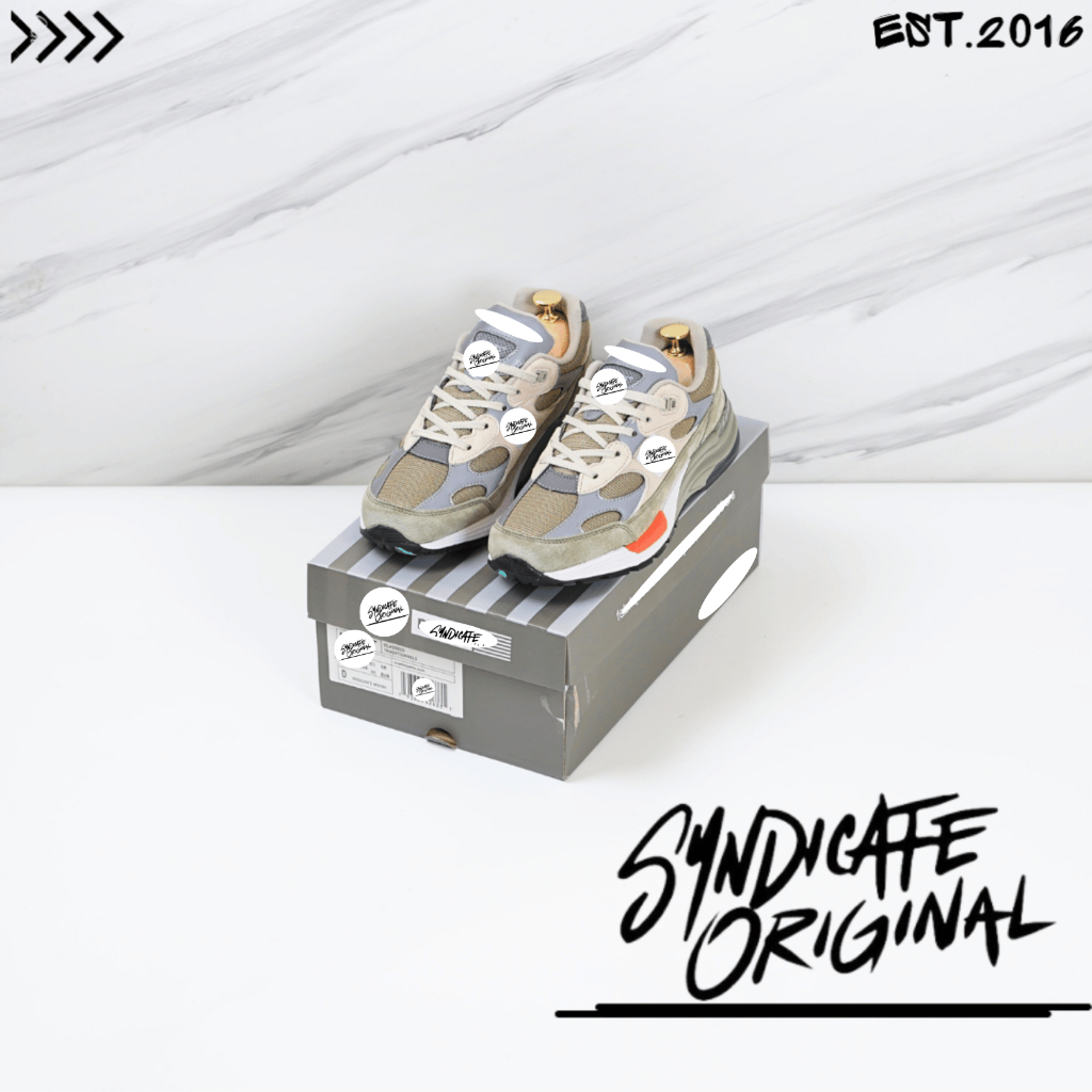 Sepatu Sneakers 992 Wtaps Olive Grey 100% Bnib