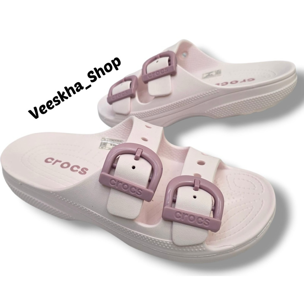 SANDAL CRQCS SATURDAY BUCKLE WANITA/SATURDAY BUCKLE/SANDAL WANITA (MIRIP CROCS SATURDAY BUCKLE)