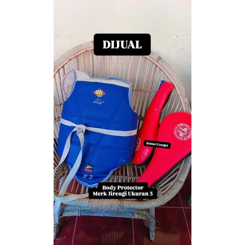 Body Protector Jireugi Ukuran 3 Bonus 2 target