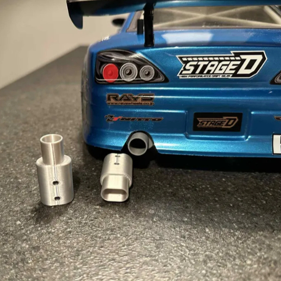 Knalpot RC Drift 1/10 - Exhaust Skala 1:10 Aksesoris RC Car