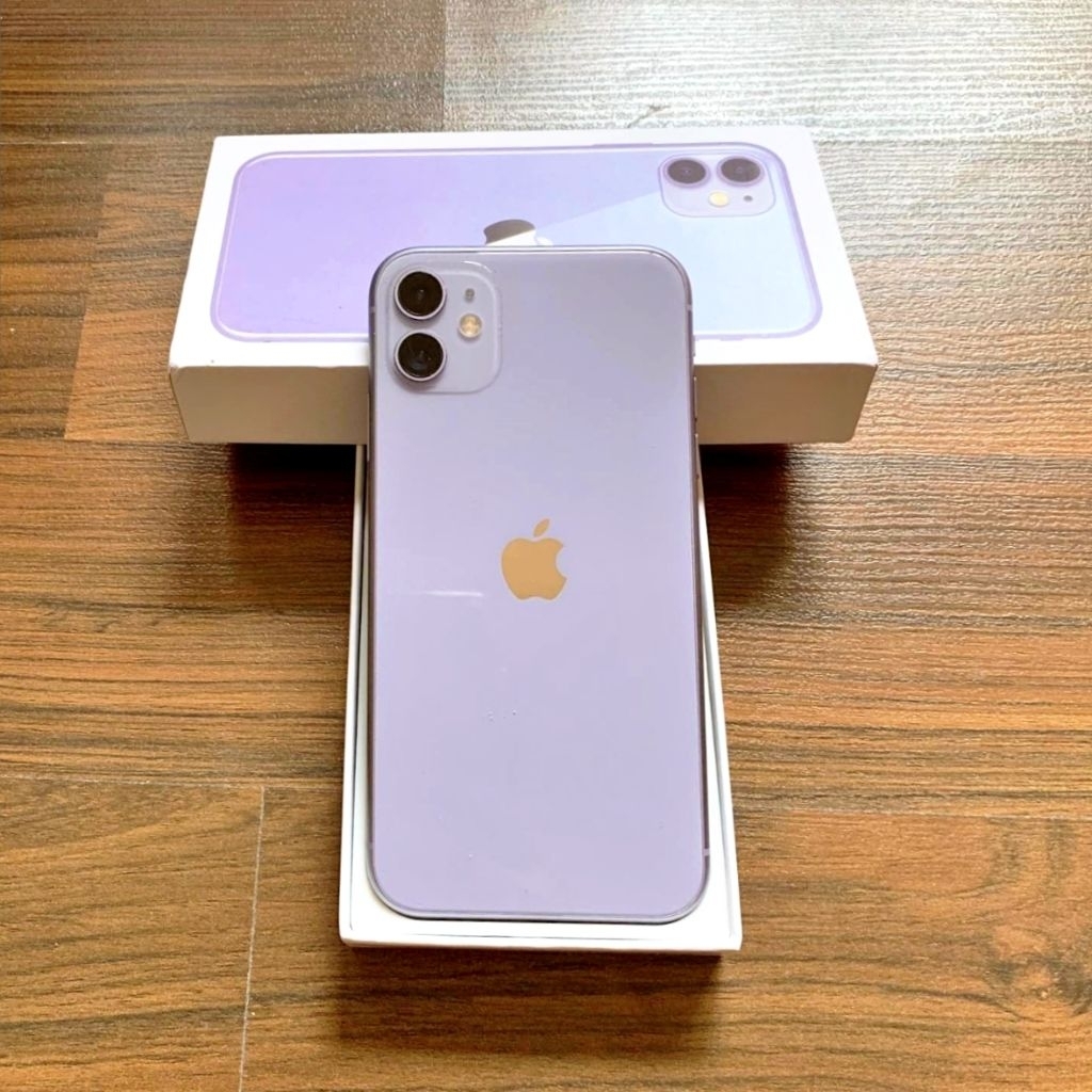 Apple iphone 11 64GB ex iBox Second Original Warna Purple  Resmi