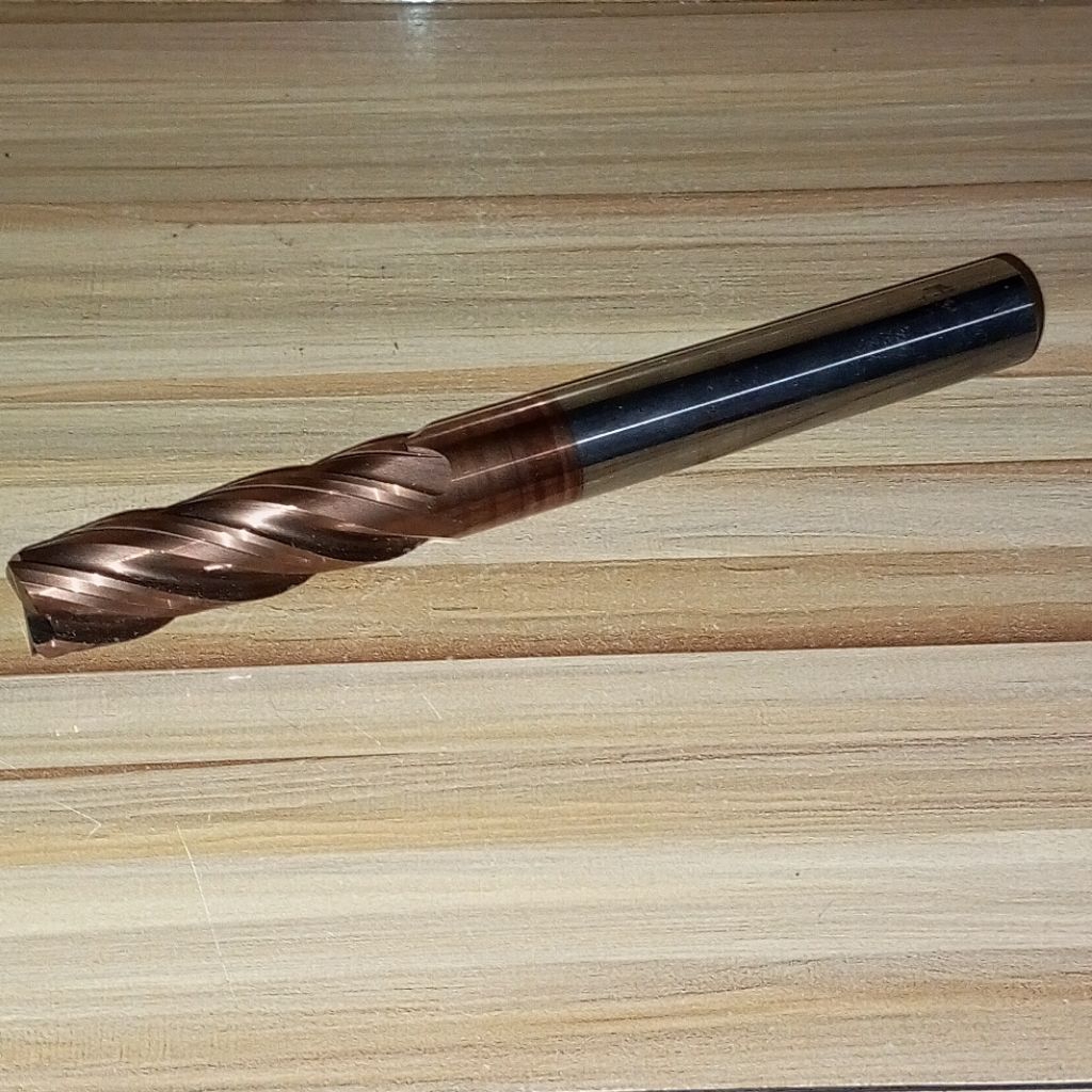Endmill carbide 16mm 4flute Bor fais 16 4f pisau milling 16 mm