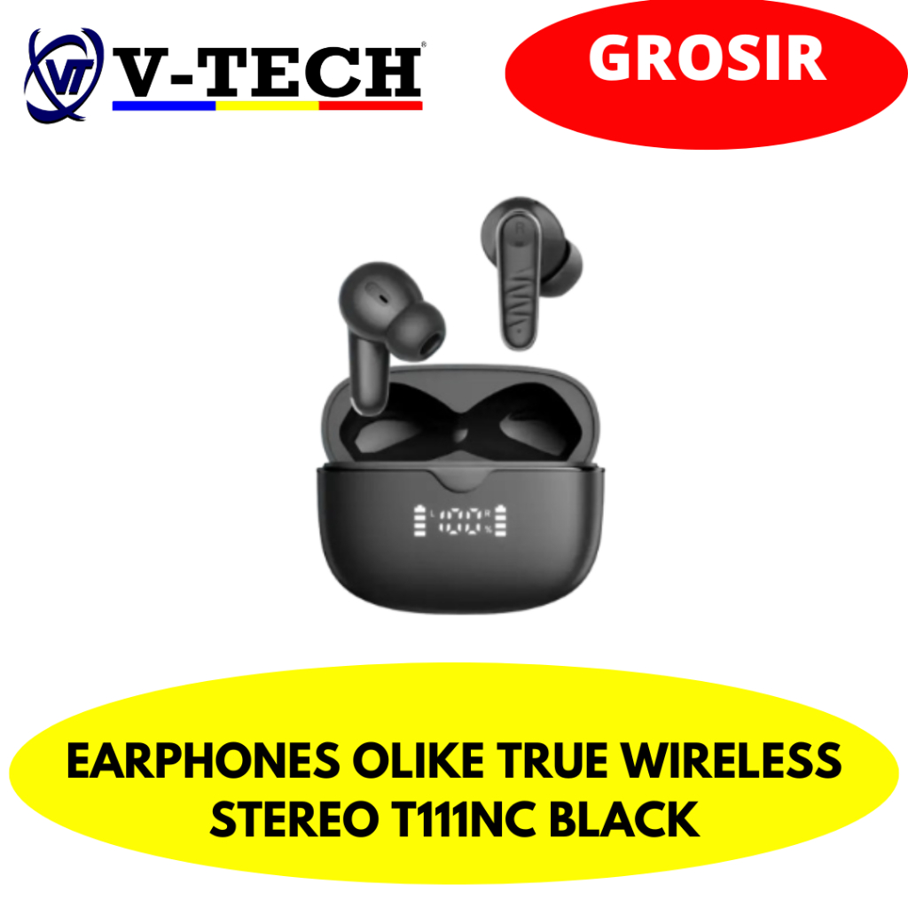 EARPHONES OLIKE TRUE WIRELESS STEREO T111NC BLACK